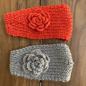 Handmade Crocheted Flower Headband